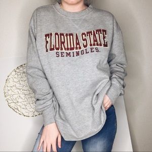Florida State Embroidered Sweatshirt